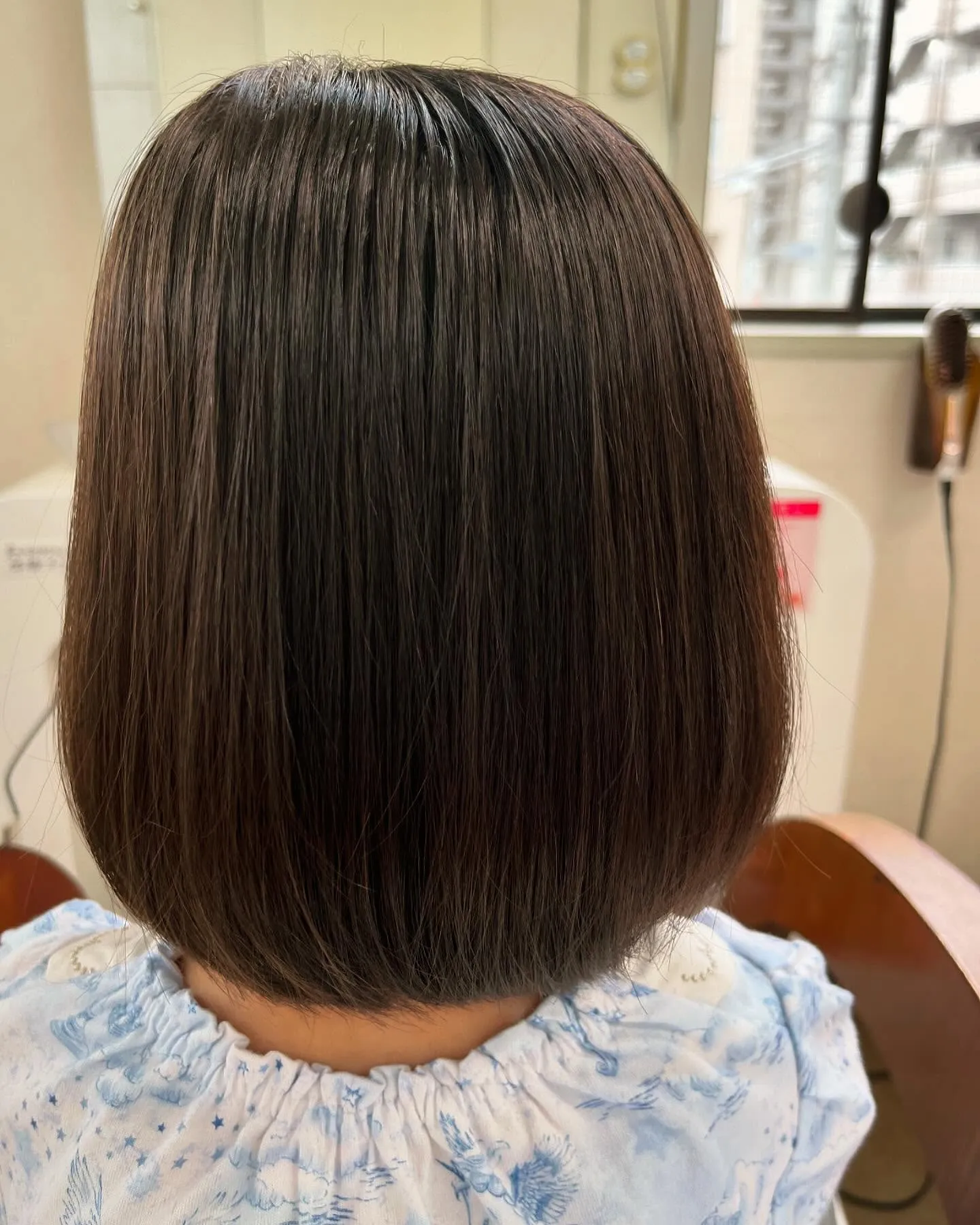 念願のサラサラストレートヘアー。