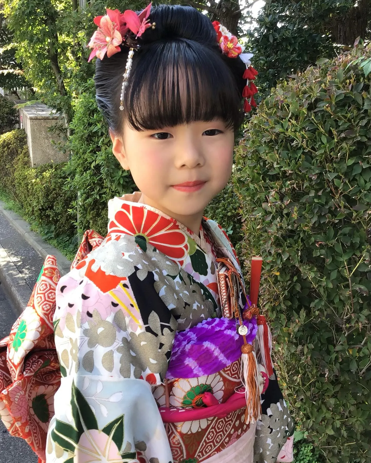 七五三　七歳和髪