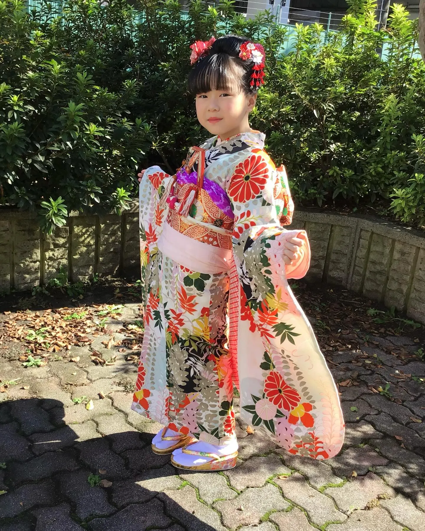 七五三　七歳和髪